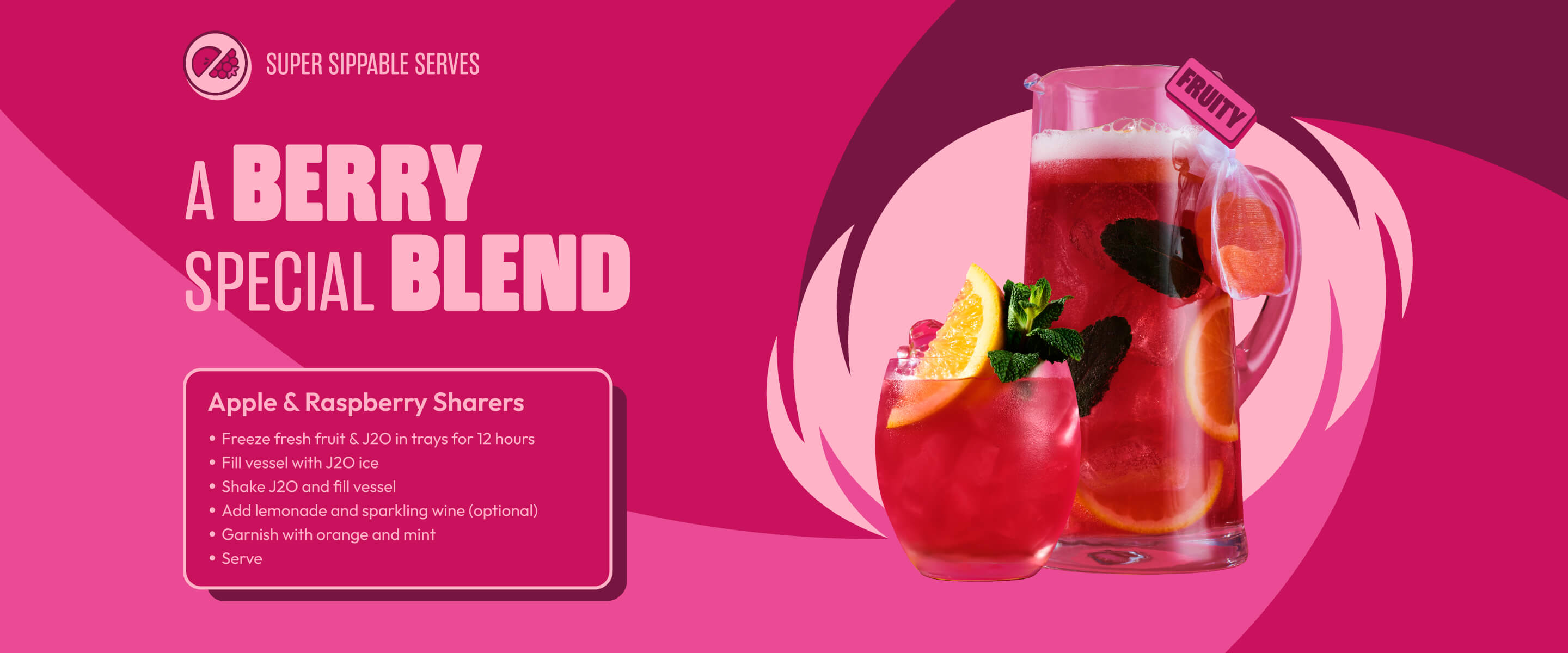 Apple and raspberry sharers
